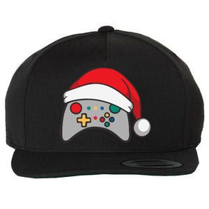 Video Game Controller Christmas Santa Hat Gamer Wool Snapback Cap