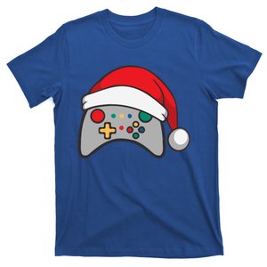 Video Game Controller Christmas Santa Hat Gamer T-Shirt