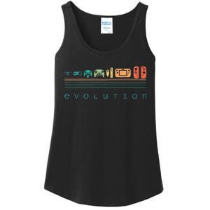 Video Game Controller Evolution 80s 90s Retro Gaming Gamer Gift Ladies Essential Tank