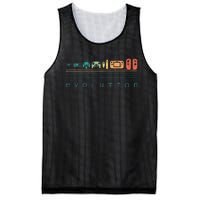 Video Game Controller Evolution 80s 90s Retro Gaming Gamer Gift Mesh Reversible Basketball Jersey Tank