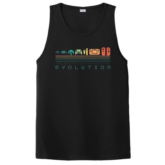 Video Game Controller Evolution 80s 90s Retro Gaming Gamer Gift PosiCharge Competitor Tank