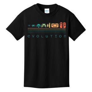 Video Game Controller Evolution 80s 90s Retro Gaming Gamer Gift Kids T-Shirt