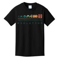 Video Game Controller Evolution 80s 90s Retro Gaming Gamer Gift Kids T-Shirt