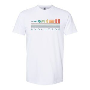 Video Game Controller Evolution 80s 90s Retro Gaming Gamer Gift Softstyle CVC T-Shirt