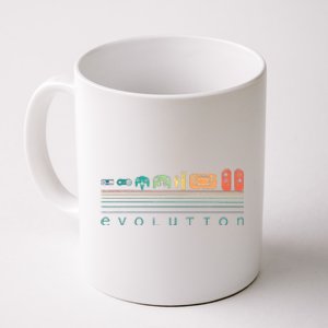 Video Game Controller Evolution 80s 90s Retro Gaming Gamer Gift Coffee Mug