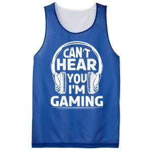 Video Gamer CanT Hear You IM Gaming Cute Gift Mesh Reversible Basketball Jersey Tank