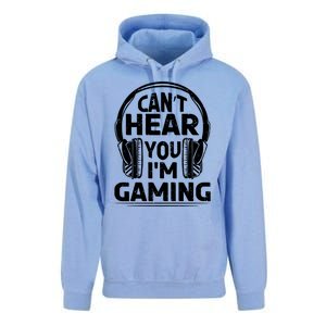 Video Gamer CanT Hear You IM Gaming Cute Gift Unisex Surf Hoodie