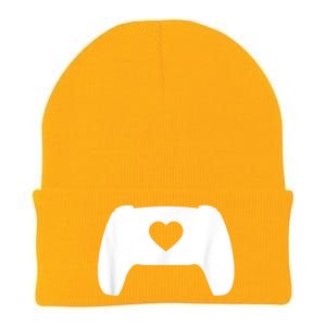 Video Game Controller Heart Gamer ValentineS Day Knit Cap Winter Beanie