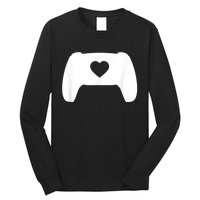 Video Game Controller Heart Gamer ValentineS Day Long Sleeve Shirt