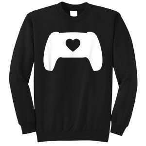 Video Game Controller Heart Gamer ValentineS Day Sweatshirt