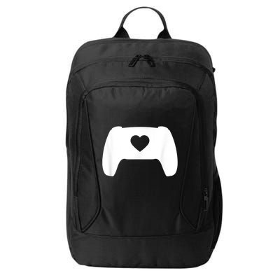 Video Game Controller Heart Gamer ValentineS Day City Backpack