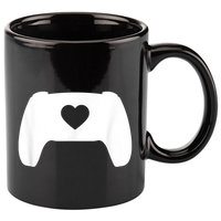 Video Game Controller Heart Gamer ValentineS Day 11oz C Handle Ceramic Mug
