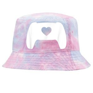 Video Game Controller Heart Gamer ValentineS Day Tie-Dyed Bucket Hat