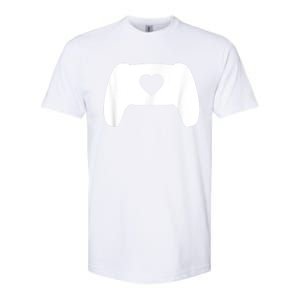 Video Game Controller Heart Gamer ValentineS Day Softstyle CVC T-Shirt