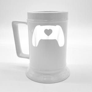 Video Game Controller Heart Gamer ValentineS Day Beer Stein