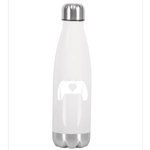 Video Game Controller Heart Gamer ValentineS Day Stainless Steel Insulated Water Bottle