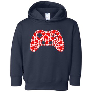 Video Game Controller Heart Valentines Day Boys Gamer Toddler Hoodie