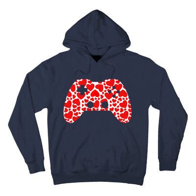 Video Game Controller Heart Valentines Day Boys Gamer Tall Hoodie