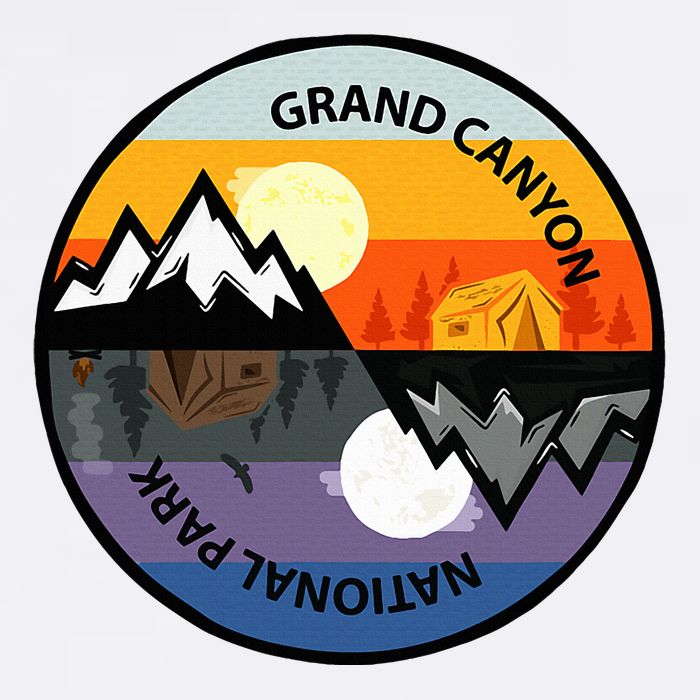 Vintage Grand Canyon National Park Retro Souvenir Baby Bodysuit