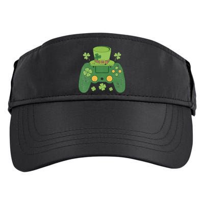 Video Game Controller Irish Gamer Happy St Patricks Day Adult Drive Performance Visor