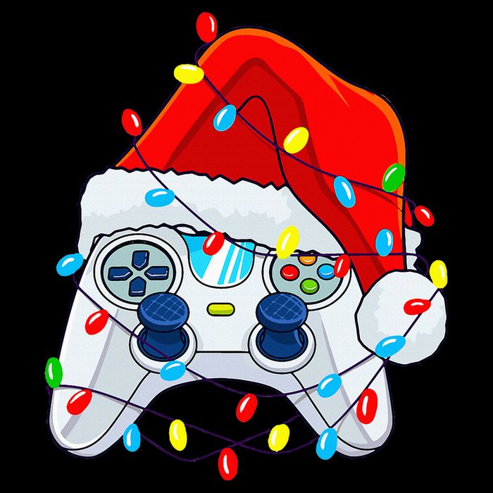Video Game Controller Christmas Santa Hat Gamer 16 in Basic Backpack
