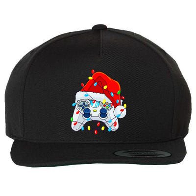 Video Game Controller Christmas Santa Hat Gamer Wool Snapback Cap
