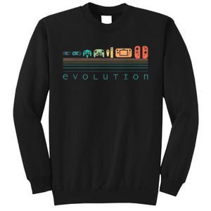 Video Game Controller Evolution 80s & 90s Retro Gaming Sweatshirt