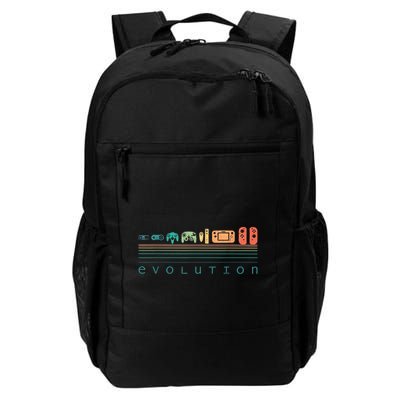Video Game Controller Evolution 80s & 90s Retro Gaming Daily Commute Backpack