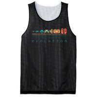 Video Game Controller Evolution 80s & 90s Retro Gaming Mesh Reversible Basketball Jersey Tank