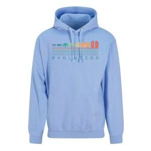 Video Game Controller Evolution 80s & 90s Retro Gaming Unisex Surf Hoodie