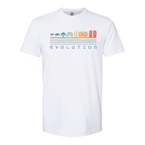 Video Game Controller Evolution 80s & 90s Retro Gaming Softstyle CVC T-Shirt