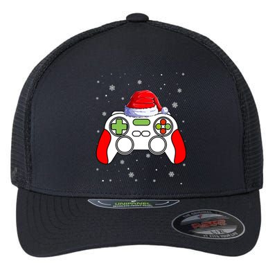 Video Games Christmas Funny Xmas Gamer Gaming Gift Boys Flexfit Unipanel Trucker Cap