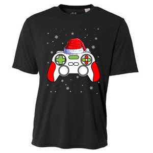 Video Games Christmas Funny Xmas Gamer Gaming Gift Boys Cooling Performance Crew T-Shirt