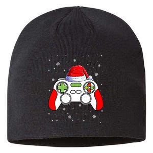 Video Games Christmas Funny Xmas Gamer Gaming Gift Boys Sustainable Beanie