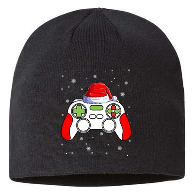 Video Games Christmas Funny Xmas Gamer Gaming Gift Boys Sustainable Beanie