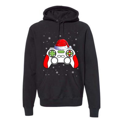 Video Games Christmas Funny Xmas Gamer Gaming Gift Boys Premium Hoodie