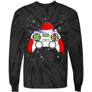 Video Games Christmas Funny Xmas Gamer Gaming Gift Boys Tie-Dye Long Sleeve Shirt