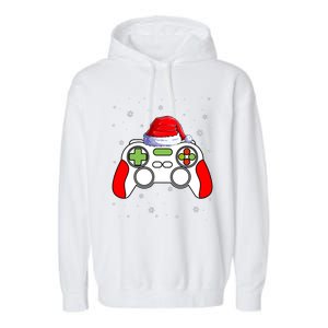 Video Games Christmas Funny Xmas Gamer Gaming Gift Boys Garment-Dyed Fleece Hoodie