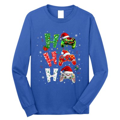 Video Game Controller Ho Ho Ho Christmas Long Sleeve Shirt