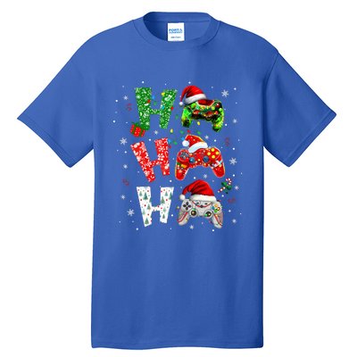 Video Game Controller Ho Ho Ho Christmas Tall T-Shirt