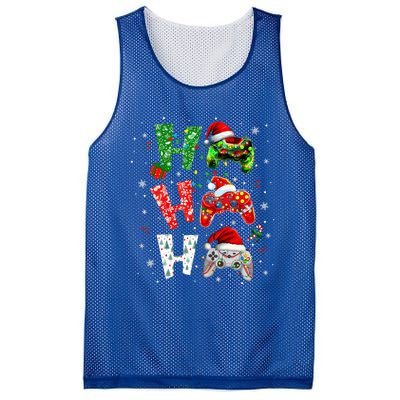 Video Game Controller Ho Ho Ho Christmas Mesh Reversible Basketball Jersey Tank