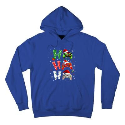 Video Game Controller Ho Ho Ho Christmas Tall Hoodie