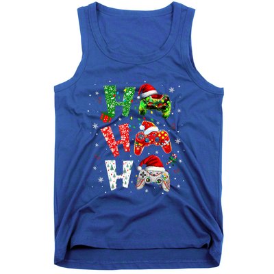 Video Game Controller Ho Ho Ho Christmas Tank Top