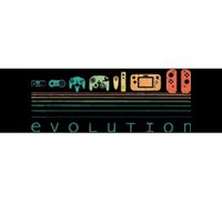 Video Game Controller Evolution 80s 90s Retro Gaming Gamer Bumper Sticker