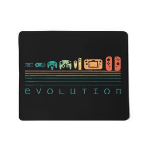 Video Game Controller Evolution 80s 90s Retro Gaming Gamer Mousepad