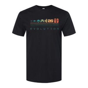 Video Game Controller Evolution 80s 90s Retro Gaming Gamer Softstyle CVC T-Shirt