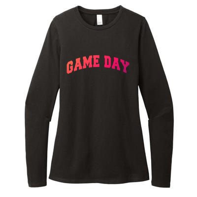 Varsity Game Day Great Gift Womens CVC Long Sleeve Shirt