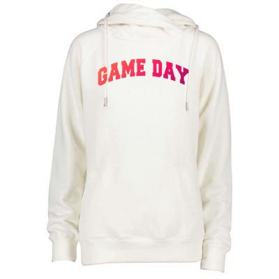 Varsity Game Day Great Gift Womens Funnel Neck Pullover Hood