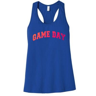 Varsity Game Day Great Gift Women's Racerback Tank