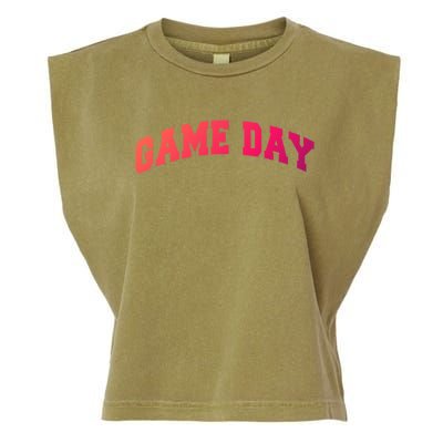 Varsity Game Day Great Gift Garment-Dyed Women's Muscle Tee